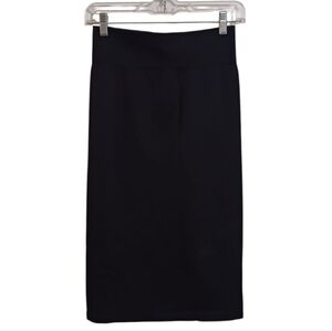 Balance Athletica linear midi skirt black sz M harmony ribbed stretchy vitality